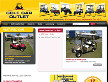 Tablet Screenshot of golfcaroutlet.com.au